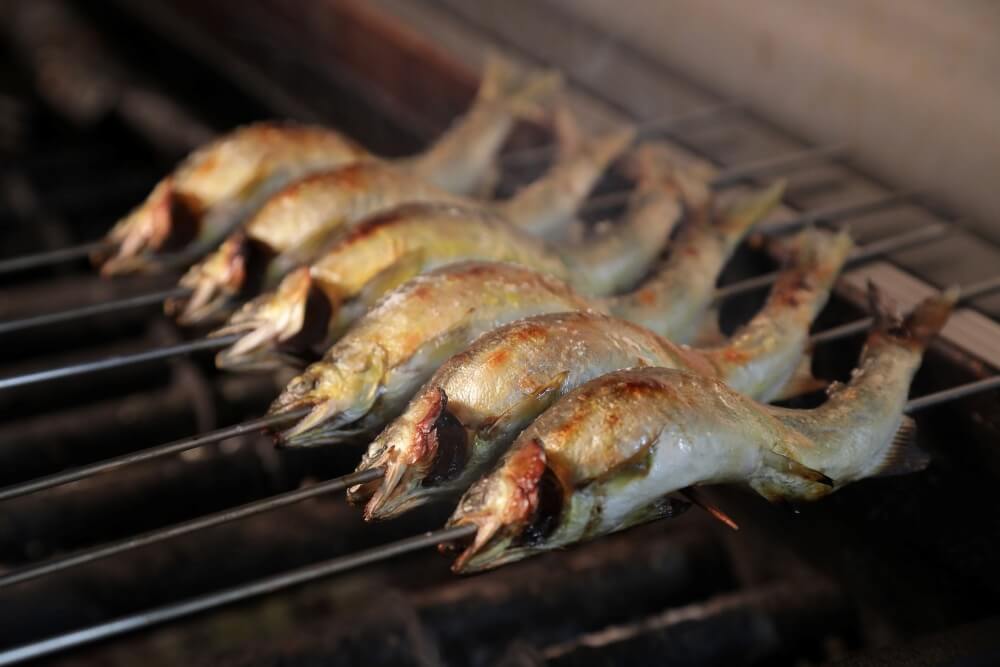 鮎の塩焼き